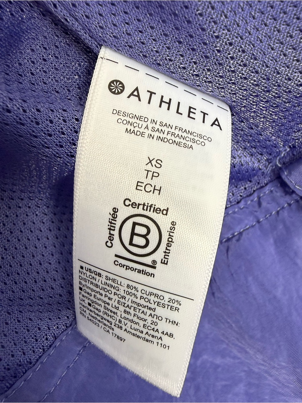 15: Athleta Arrival Jacket Dark Adonis Blue Size XS - Picture 6 of 6